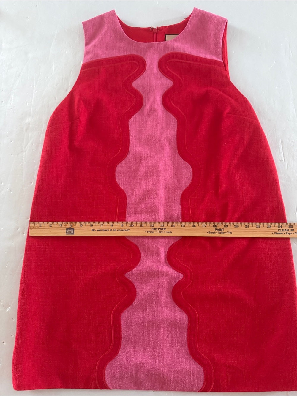 TUCKERNUCK Dress Poppy and Hot Pink Marlowe Party Cocktail Preppy XXL Retro Mod - Picture 5 of 12